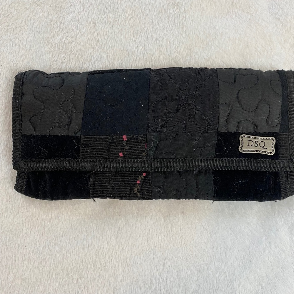 DSQ quilted wallet